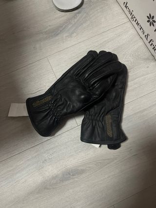 Guantes Vmoto Piel - Negro