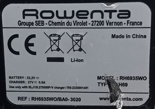 Aspirapolvere Rowenta 22V Lithium