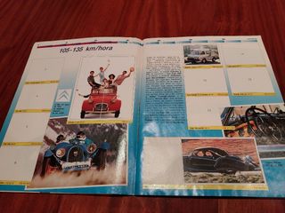 Álbum 1990 cromos Auto de 100 a 400 km/hora Panini