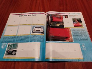 Álbum 1990 cromos Auto de 100 a 400 km/hora Panini