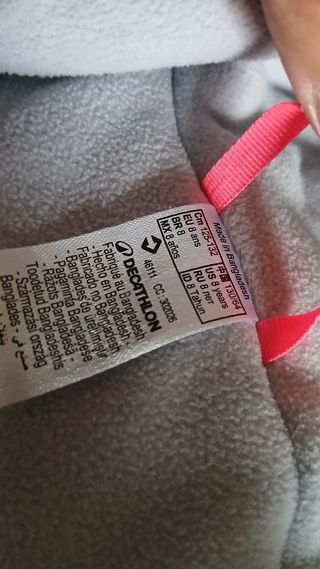 Anorak Decathlon niña 8 años