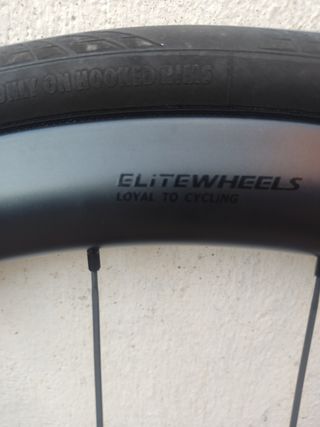 Ruedas carbono bici carretera Elite