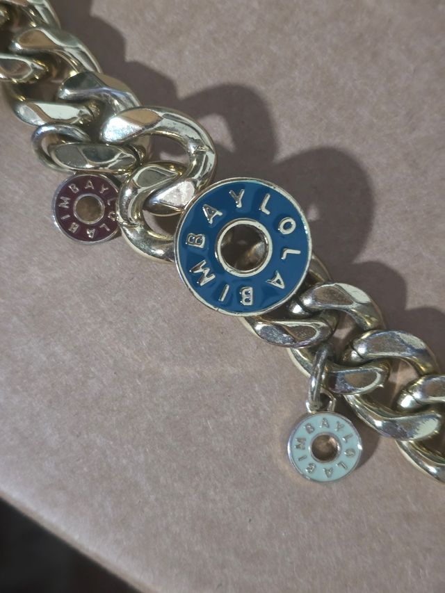 Pulsera bimba y lola dorada ,original