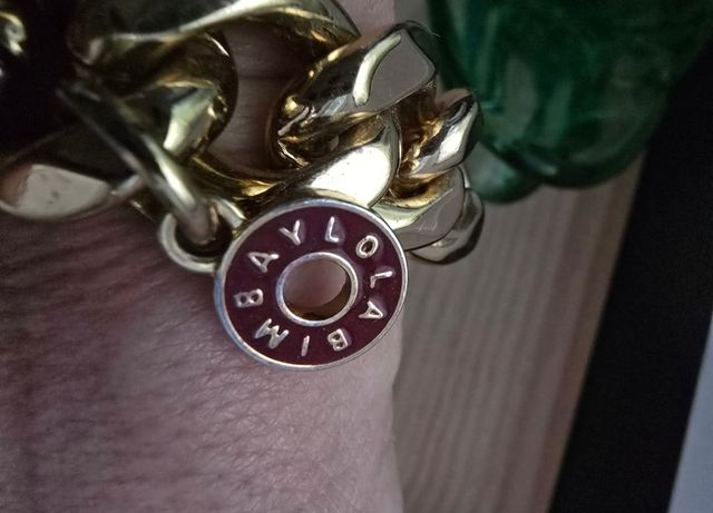 Pulsera bimba y lola dorada ,original