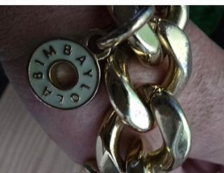 Pulsera bimba y lola dorada ,original