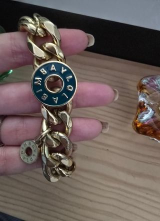 Pulsera bimba y lola dorada ,original