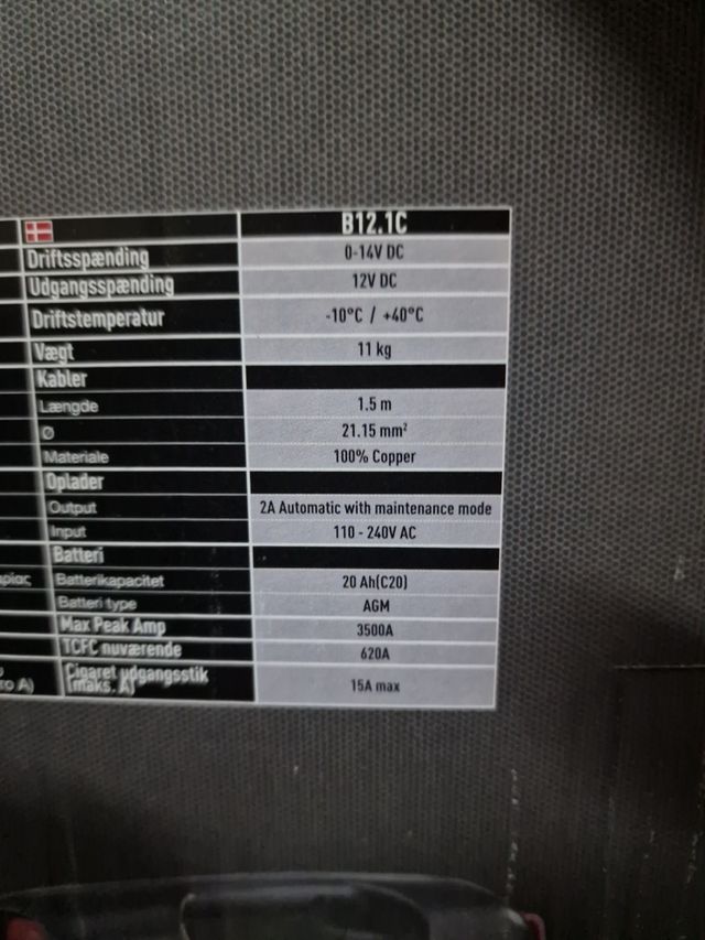 Arrancador Facom B12.1CPB - 12V