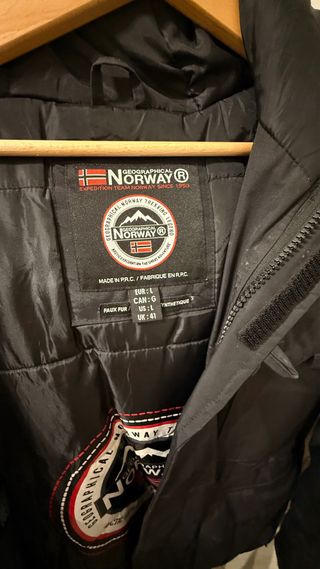 Chaqueta Norway negra - Talla L
