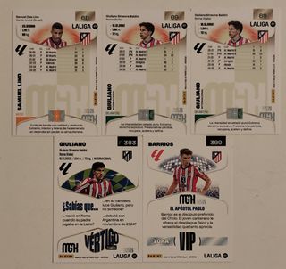 13 Cromos Megacracks 25/26 Atlético de Madrid 