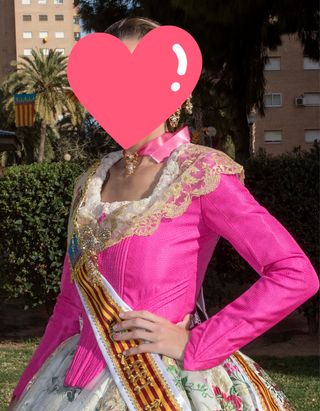Corpiño fallero fucsia T.36/38