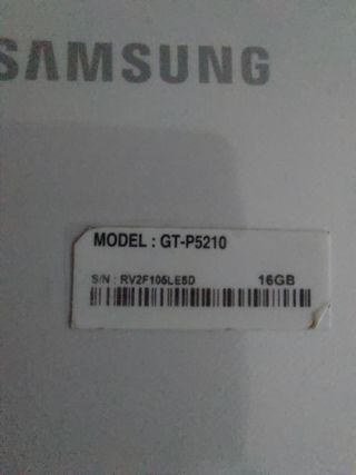 Tablet Samsung Galaxy Tab 3 GT-P5210 blanca