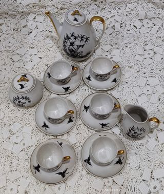 Juego café Limoges 1950