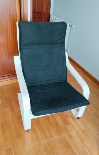 Sillón mecedora blanco