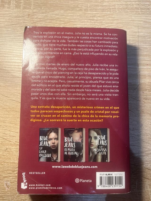 El puzle de cristal: Trilogía La chica invisible 2