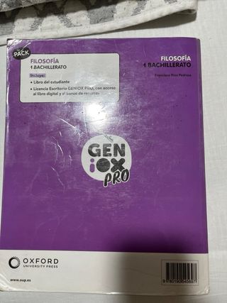 Filosofía 1º Bachillerato. Libro del estudiante...