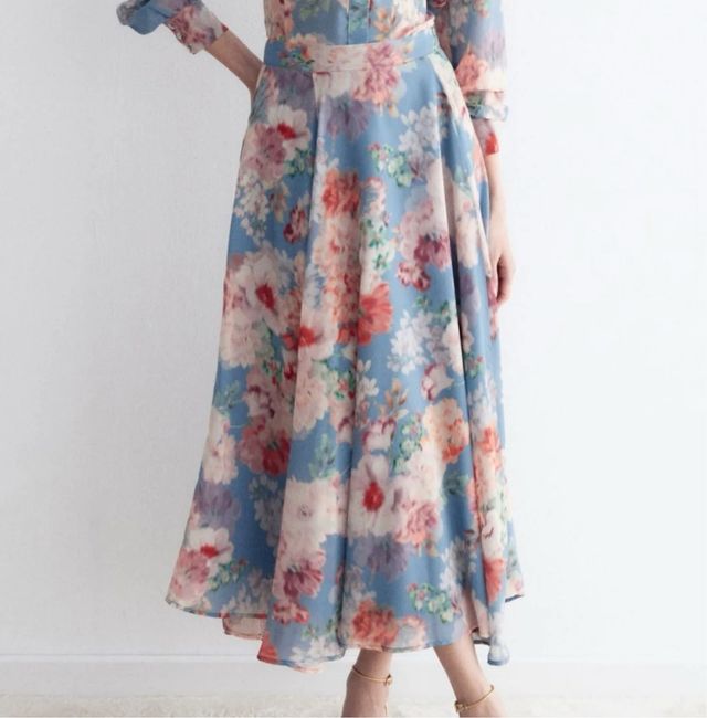 Falda Bimani modelo Wave print sky - sin estrenar