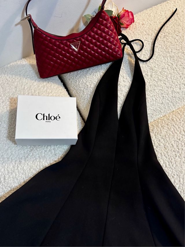 Vestido negro halter - NUEVO