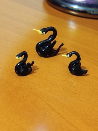 3 Cigni Neri Vetro Murano