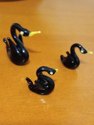 3 Cigni Neri Vetro Murano