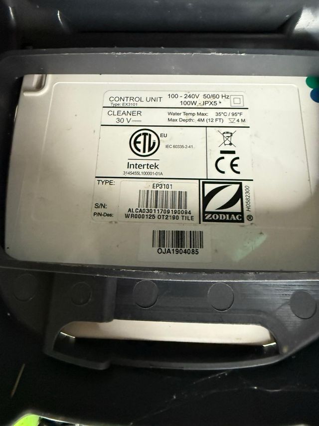 Zodiac EX3101/EP3101 - Limpia fondos piscina