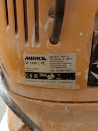 Lijadora Flex y aspirador mirka- herramienta eléct