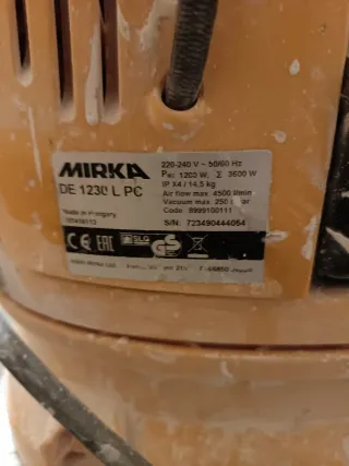 Lijadora Flex y aspirador mirka- herramienta eléct