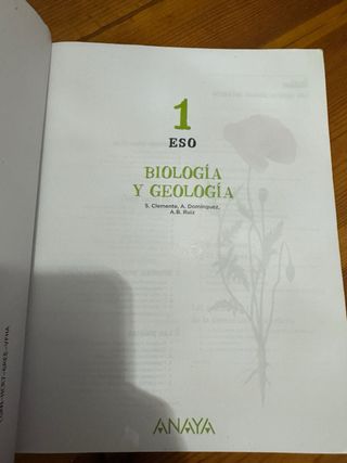 Biología y Geología Eso 1