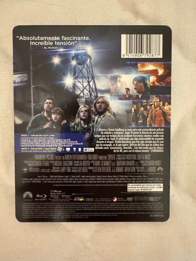 Super 8 (Blu-ray + DVD)
steelbook descatalogado