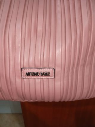Borsa Antonio B plissettata rosa