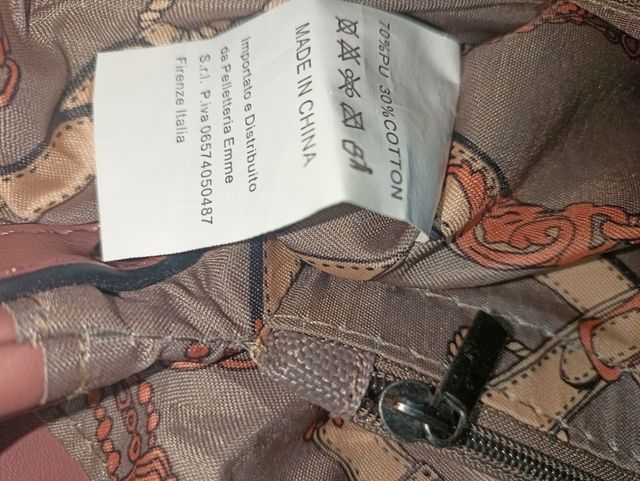 Borsa Antonio B plissettata rosa