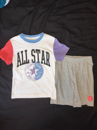 Conjunto Converse All Star niño