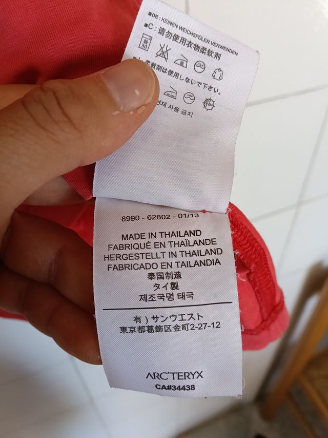 Polo Arc'teryx L/G Rossa