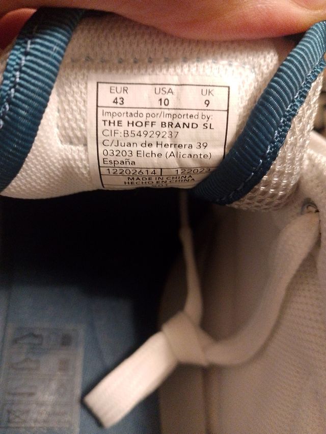 Zapatillas HOFF beige y azules