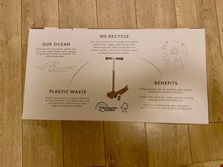 Scooter Banwood rosa - 100% reciclado