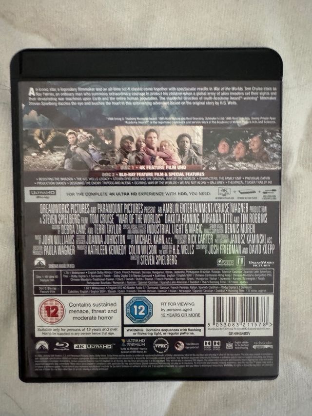 La Guerra de los Mundos 4K UHD + Blu-ray