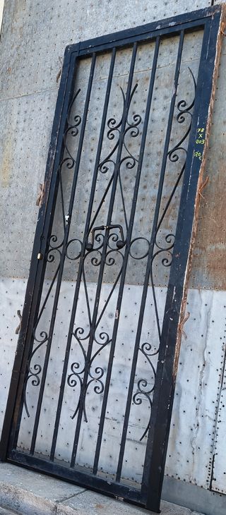Puerta hierro forja 78x203cm