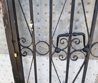 Puerta hierro forja 78x203cm
