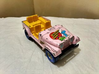Jeep Smurf Bburago Puffi 1/24