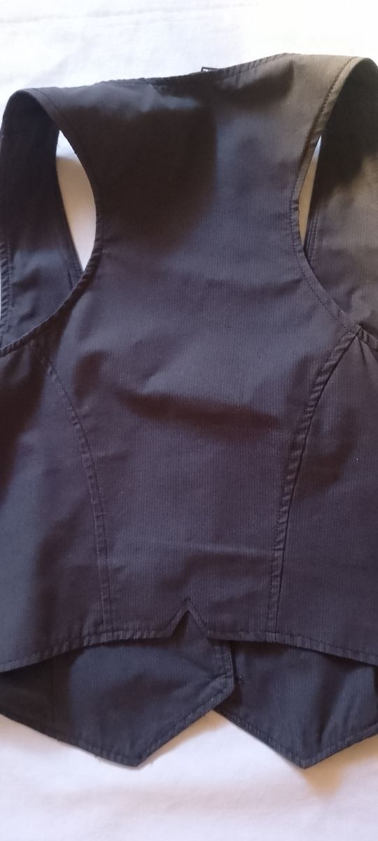 Chaleco entallado gris - Talla 42