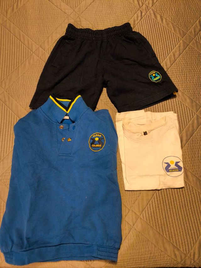 Uniforme Alkor Colegio: Short, Camiseta y sudadera
