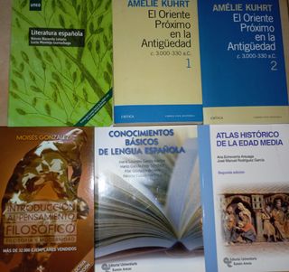 Pack Libros UNED historia y lenguaje a estrenar