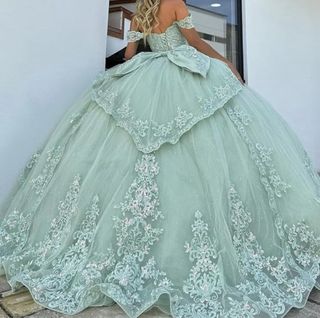 Vestido Quinceañera Verde