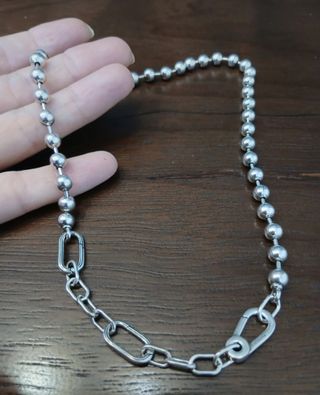 Collar Plata 925 - Cuentas & Eslabones