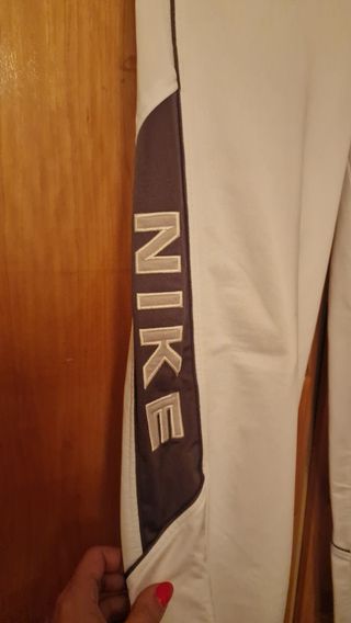 Pantalón chándal Nike blanco