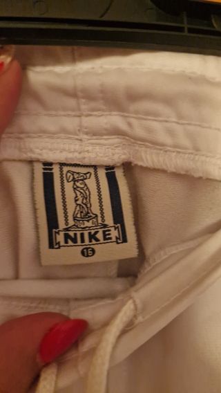 Pantalón chándal Nike blanco