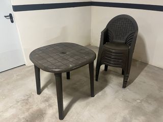 Mesa jardin y 6 sillas