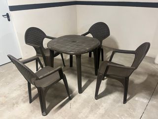 Mesa jardin y 6 sillas