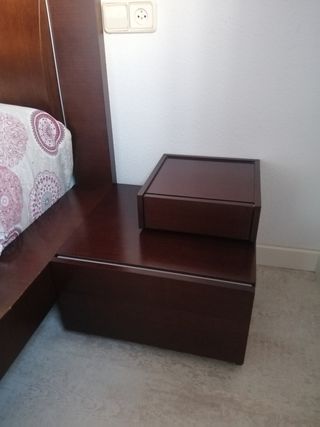 Dormitorio matrimonio 150cm madera wengue