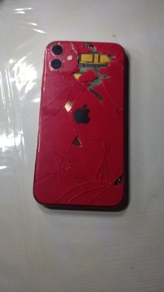 iPhone 11 rosso 256gb - custodia danneggiata
