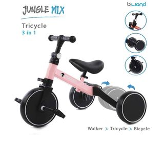Triciclo Plegable Bluwon Jungle Mix 3 en 1